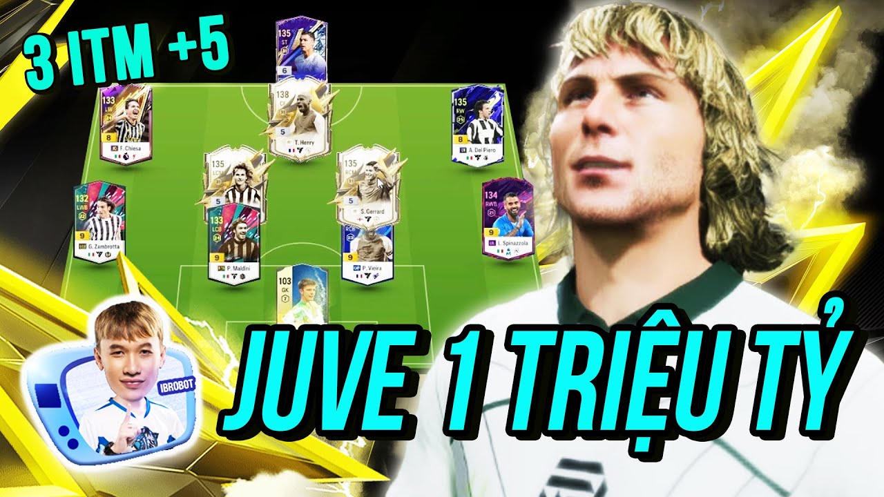 IBROBOT CHỮA BỆNH ĐỘI H&Igrave;NH JUVENTUS 1,2 TRIỆU TỶ VỚI 3 ICON TM +5: HENRY, NEDVED&hellip; | FC ONLINE