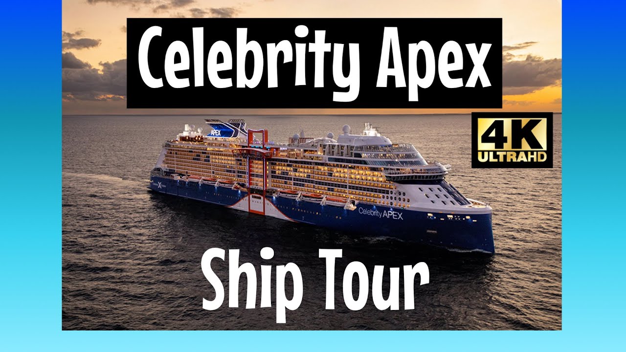 Celebrity Apex Cruise Ship Tour 2024 4k