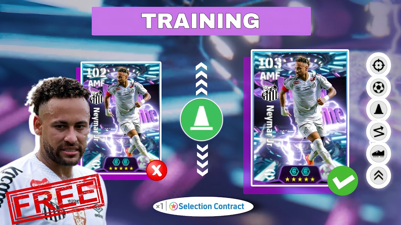 Free Show Time Neymar Jr 103 Rated Training In efooball 2026 🥶 || Best Training Guide ✨