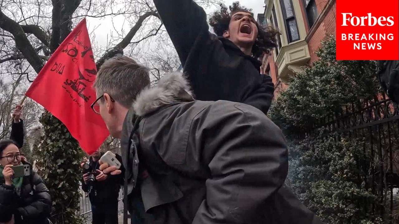 Video Captures Moment Man Throws IED During Protest Outside NYC Mayor Zohran Mamdani's Residence