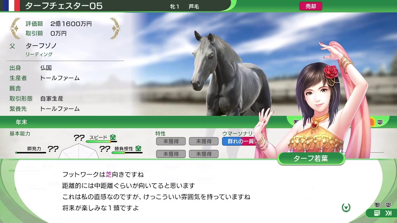 ウイニングポスト10.2025バージョン
『1971年スタート』難易度ノーマル2106年
目指せ愛馬と共に世界一！！※名馬育成中