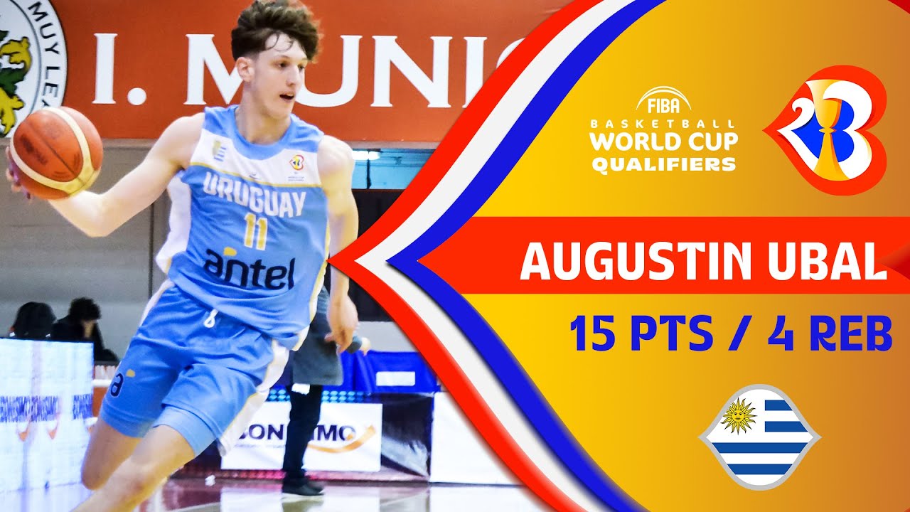 Agustin UBAL scores 15 to lead Uruguay to victory 🙌  | #FIBAWC 2023 Qualififers