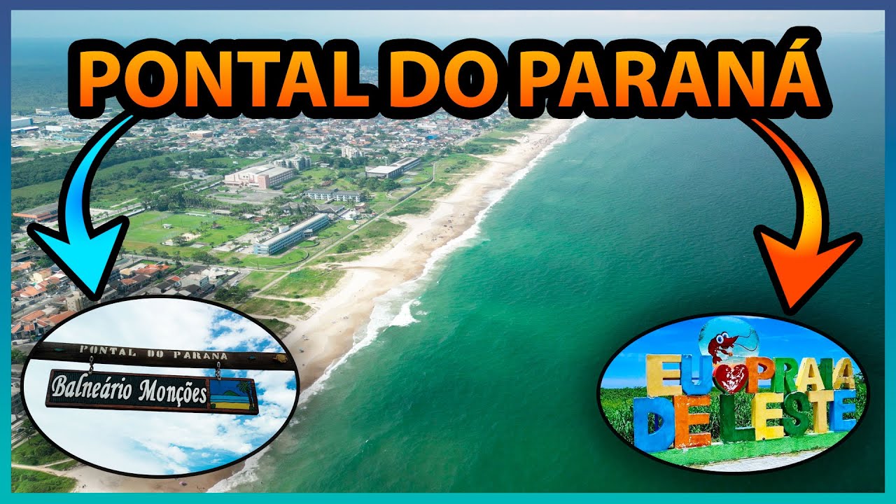 Balneários de Monções e Praia de Leste em Pontal do Paraná