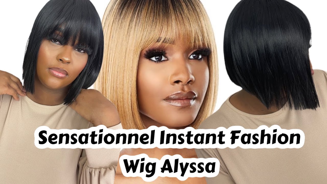Cheap Affordable Wig| Sensationnel Synthetic Instant Fashion Wig - ALYSSA|15.00 dollars!! EBONYLINE