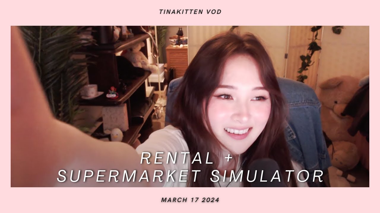 [03/17/24] HANGING OUT, mini horror game and then supermarket simulator perhaps - TinaKitten VOD