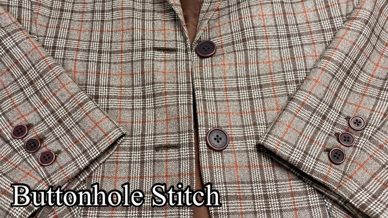 오버핏 테일러드 자켓 만들기 #5 - 단추 달기, 단추구멍 뚫기 | How to sew buttonholes and buttons on a jacket