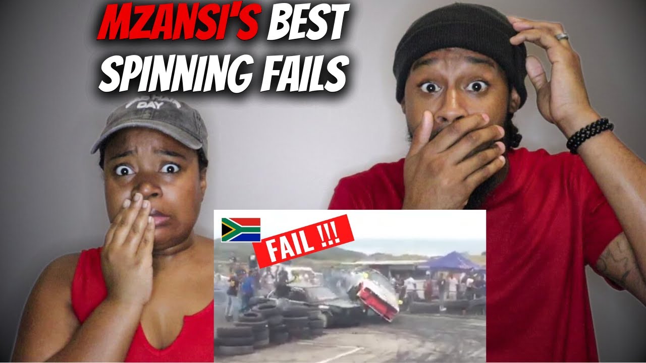 MZANSI'S BEST SPINNING FAILS COMPILATION| American Motorsports Fans React South Africa Spinning Cars