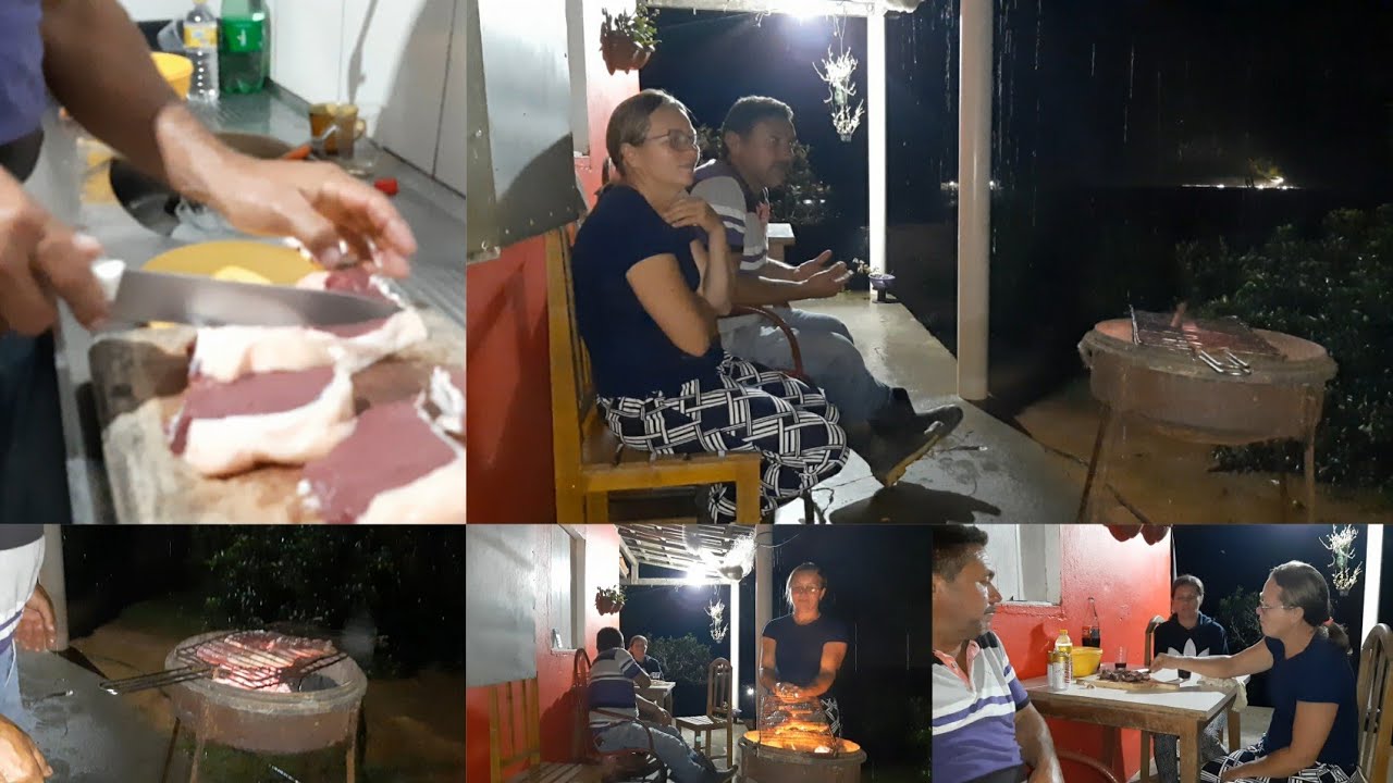 COM UMA CHUVINHA DESSA ,UM CHURRASQUINHO É BOM DE MAIS.
