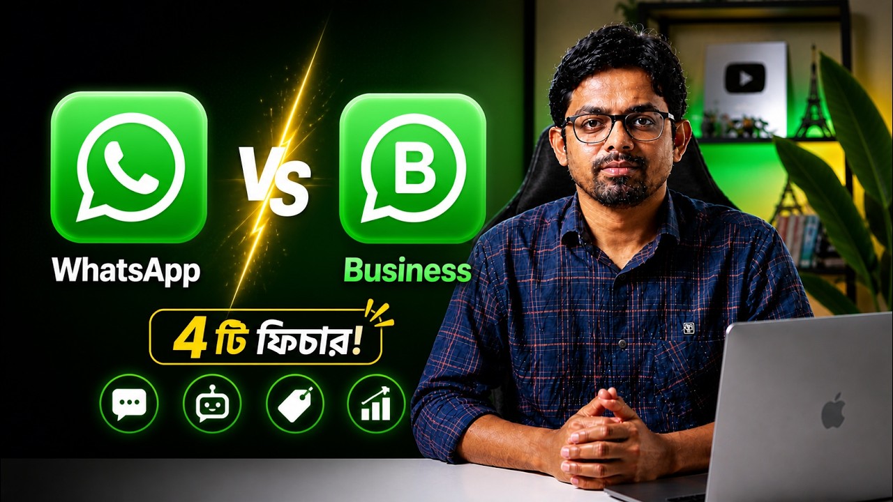 WhatsApp vs WhatsApp Business || যে ৪টি ফিচার আপনার জীবন সহজ করবে!