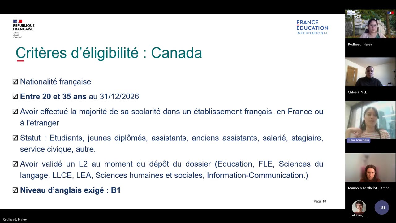Devenir assistant de langue française au Canada : Lancez- vous !