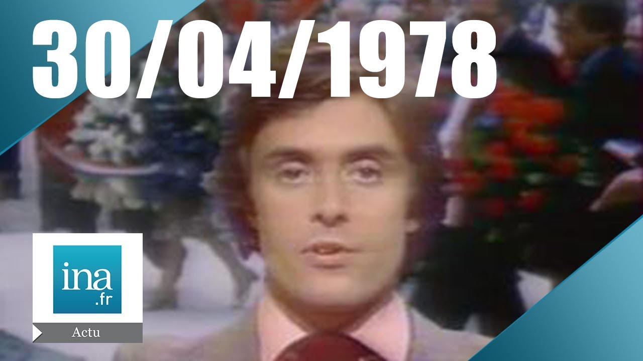 20h Antenne 2 du 30 avril 1978 | Journée nationale de la déportation | Archive INA