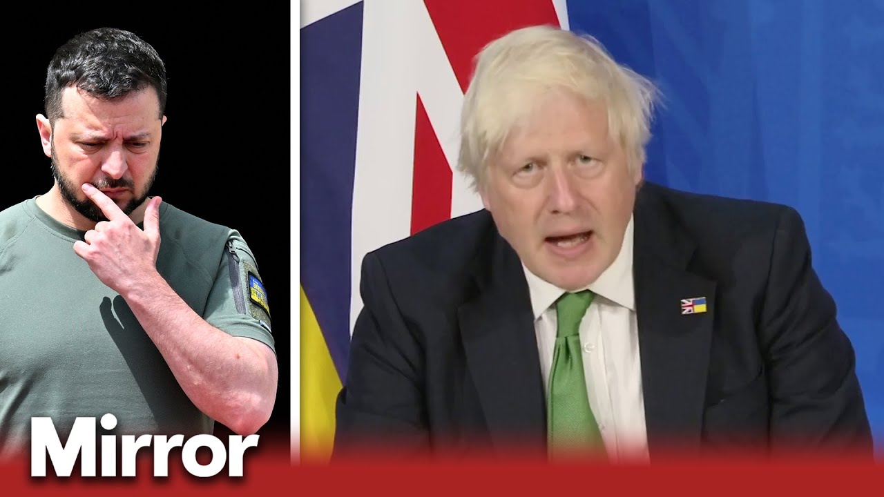 Boris Johnson says UK must continue to support Ukraine in Russia&rsquo;s &ldquo;hideous war&rdquo;
