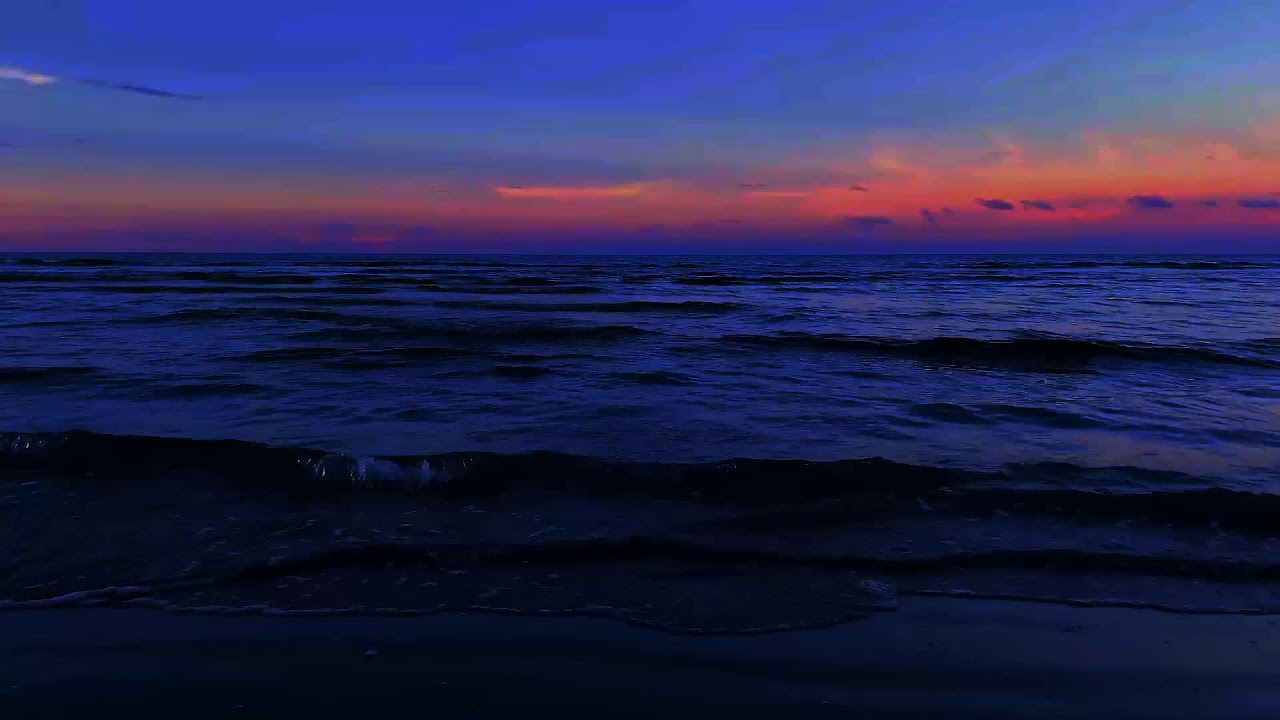 Soft Ocean Waves Sleep Background | Deep Sleep Ambience