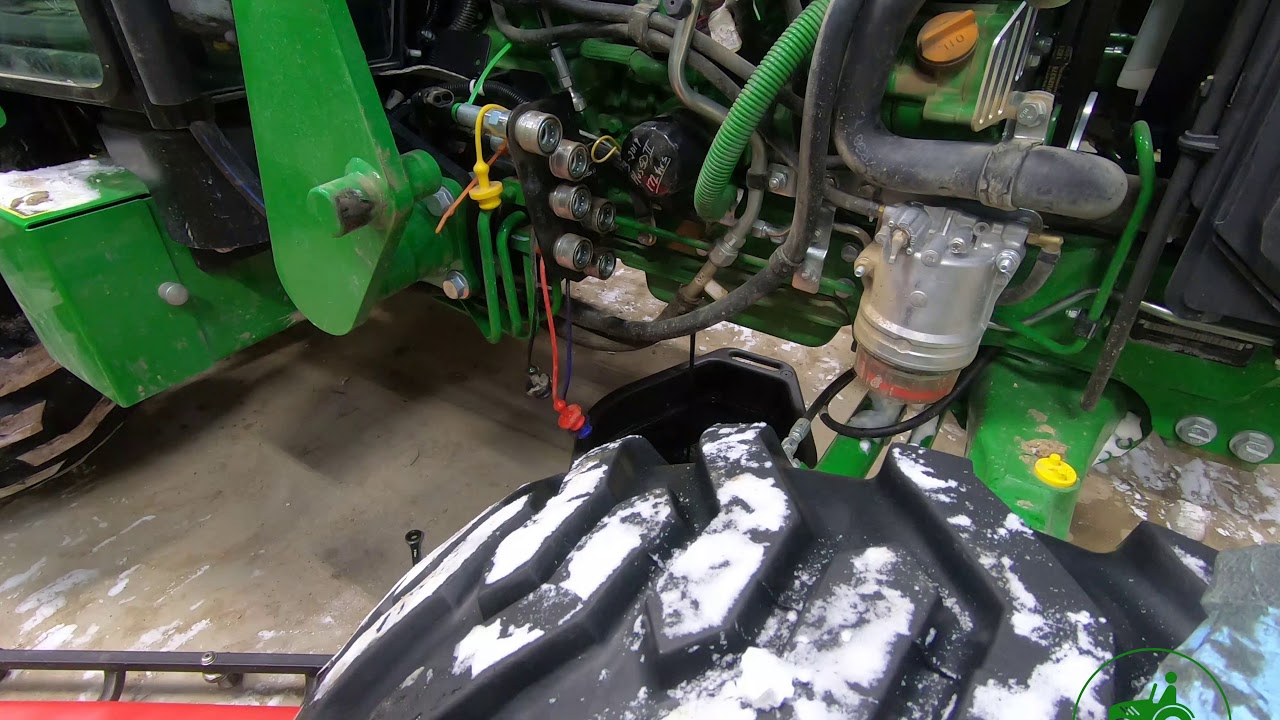 John Deere 4066R Oil Change