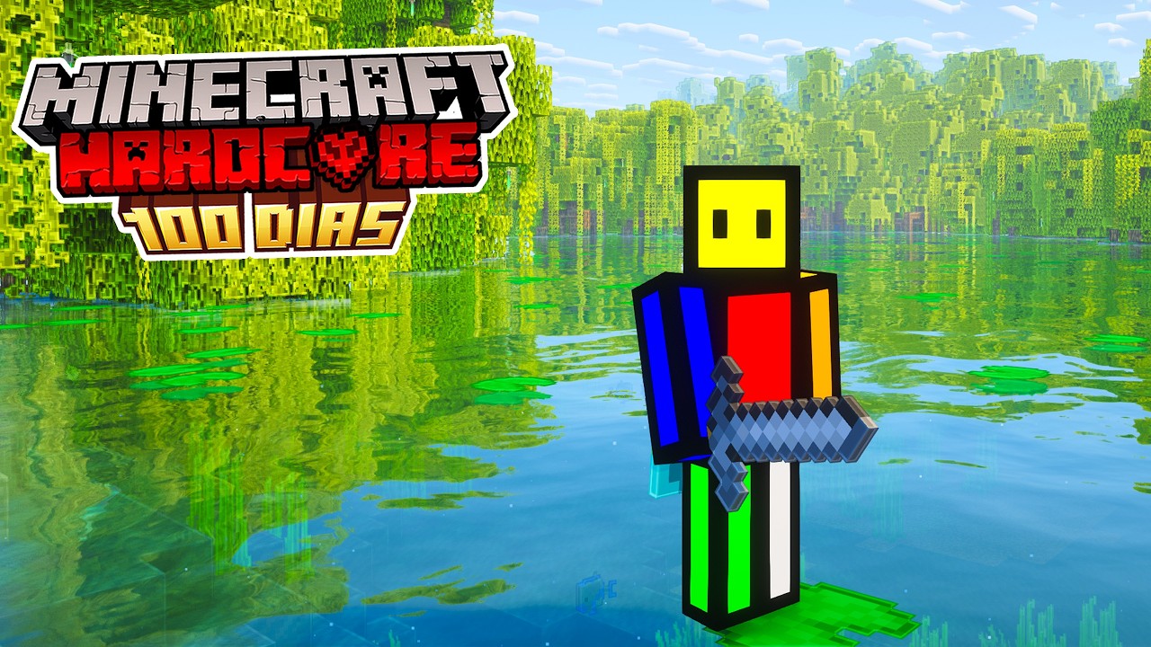 Sobreviví 100 Días en un MANGLAR 🐸 en Minecraft Hardcore