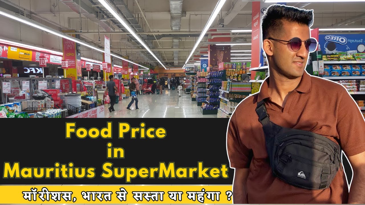Food Price in Mauritius Supermarket | Mauritius cost of Living | Shopping in Mauritius Vlog #travel