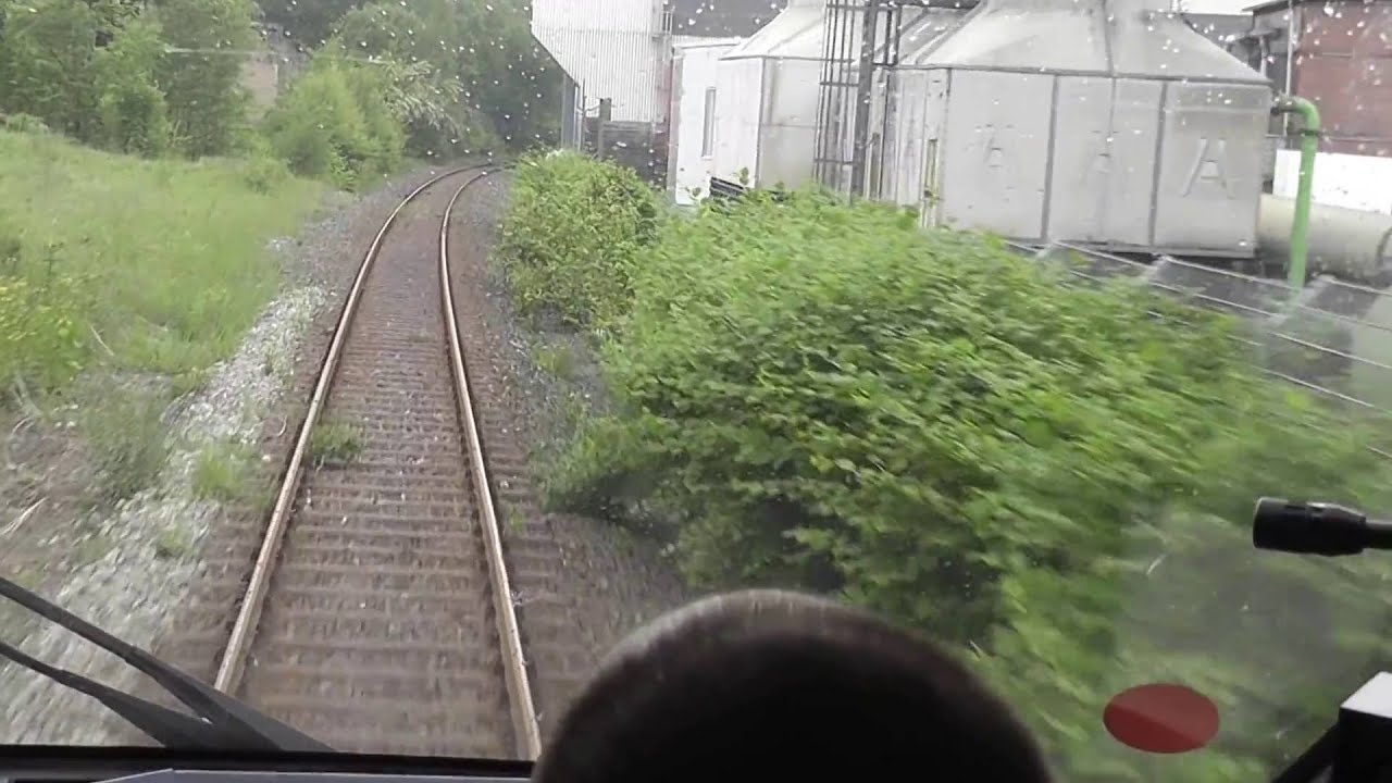Bahnfahrt von Stolberg-Breinig nach Stolberg (Rheinland) Hbf