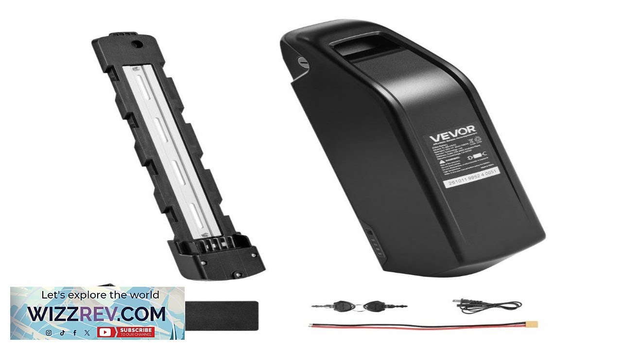 VEVOR Ebike Battery 48V 20Ah Electric Bike Lithium Battery Pack with BMS