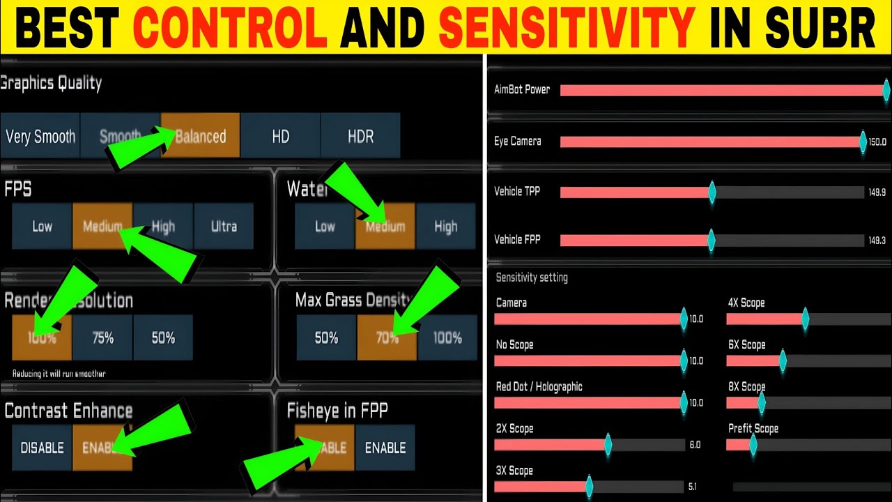 BEST CONTROL AND SENSITIVITY FOR FAST GAMEPLAY | SURVIVAL UNKNOWN BATTLE ROYALE GAME | Averox Gamer 
