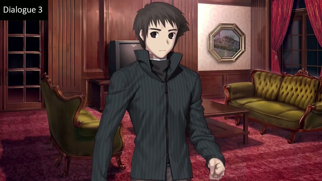 [FGO] Shizuki Sojuro's MyRoom Dialogues (with English Subs)