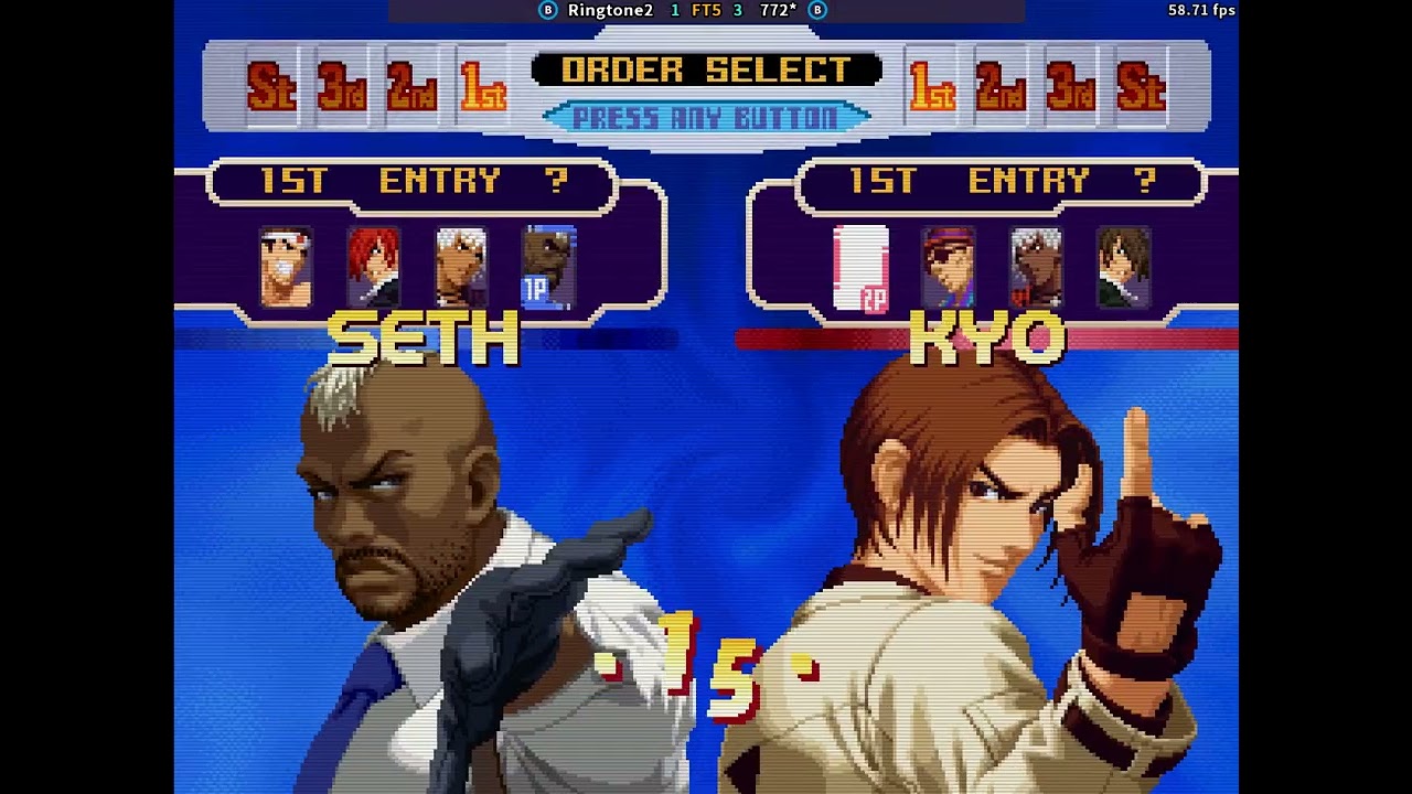 fightcade 2 kof 2000 Ringtone2 (Korea) vs 772* (Korea)
