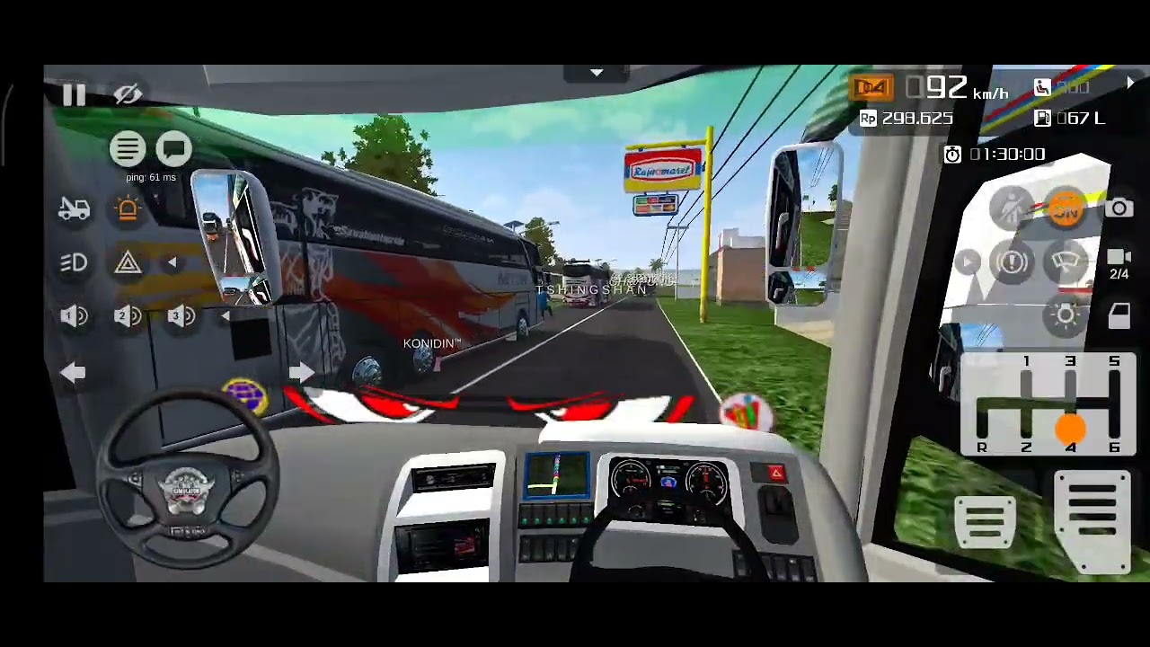 Tronton bussid v361 cuma 2 map😂