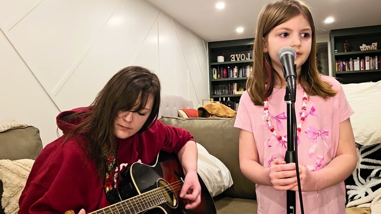 Mother & Daughter Acoustic Cover of YOU ARE MY SUNSHINE