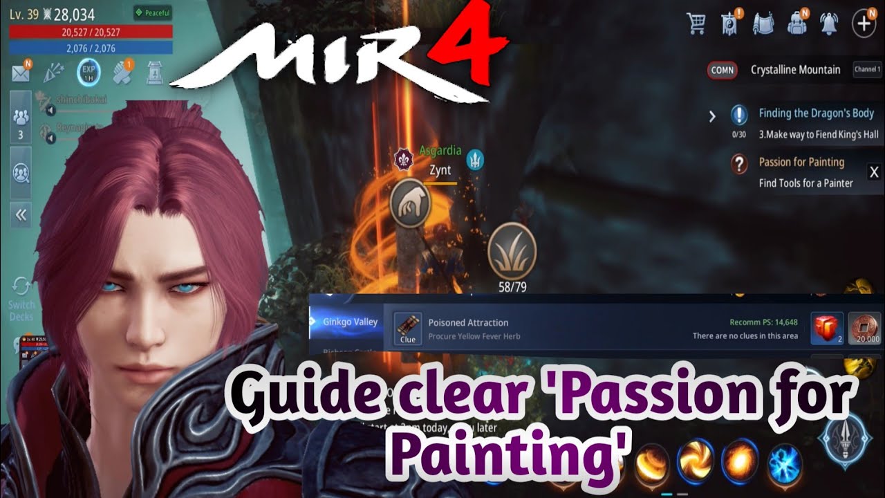 MIR4 guide _ clear request:how to clear Passion for Painting tutorial #mir4 #mir4guide #mir4tutorial
