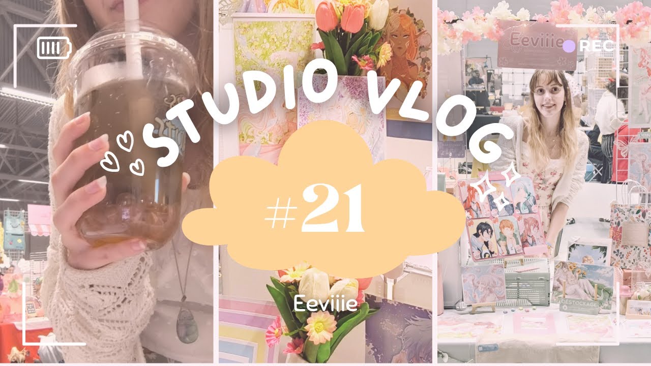 💐 STUDIO VLOG #21 - Japan Addict 2025, montage de son stand et aperçu de la convention💓