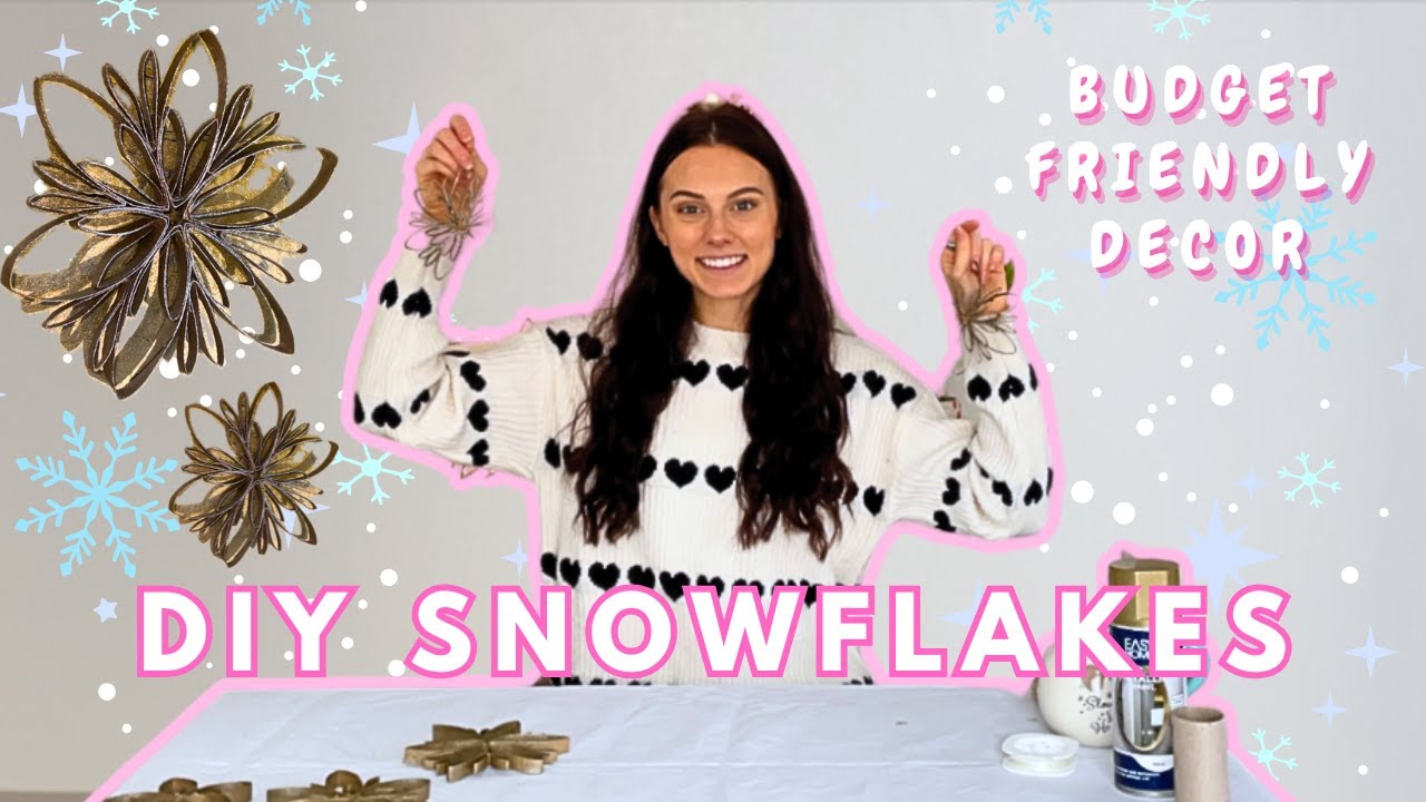 DIY 3D Snowflakes ❄️ | EASY CHRISTMAS DECORATIONS
