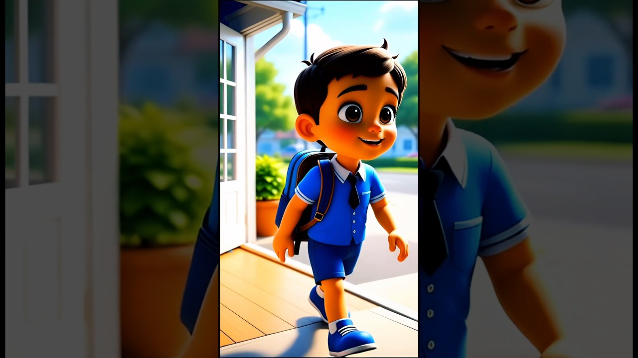 Brush Your Teeth & Go to School! 🚌 Daily Routine Song for Kids 