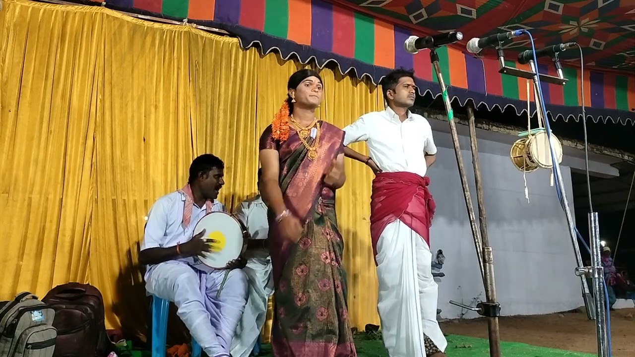 శ్రీ పెద్దమ్మ ఒగ్గు కథ  అంబర్పేట్ గ్రామంలో గున్నాల శంకర్ గౌడ్, అరుణ్ గౌడ్..