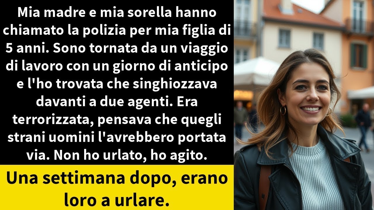Mia madre e mia sorella hanno chiamato la polizia per mia figlia di 5 anni