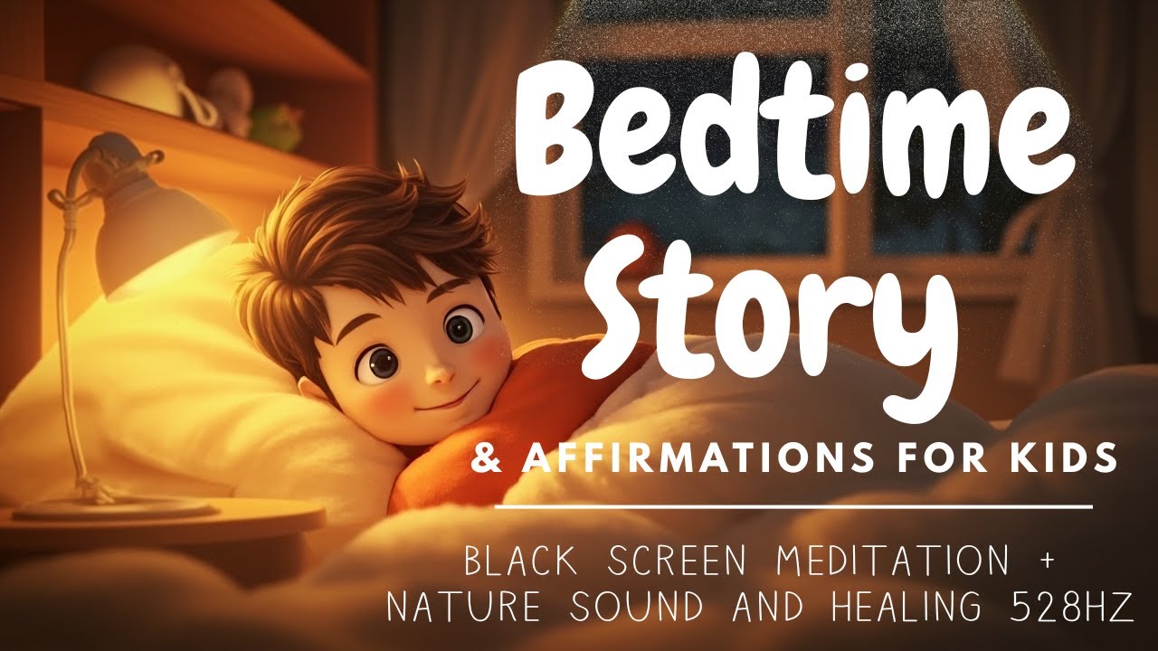 Calming Bedtime Meditation + Confidence Affirmation & Nature Sound 528Hz Healing Music