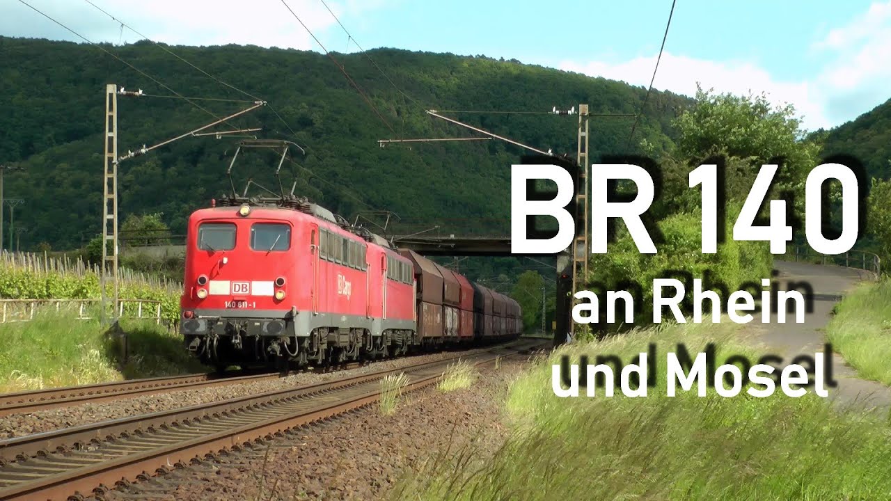 Die Baureihe 140 mit Kohlezügen an Rhein und Mosel