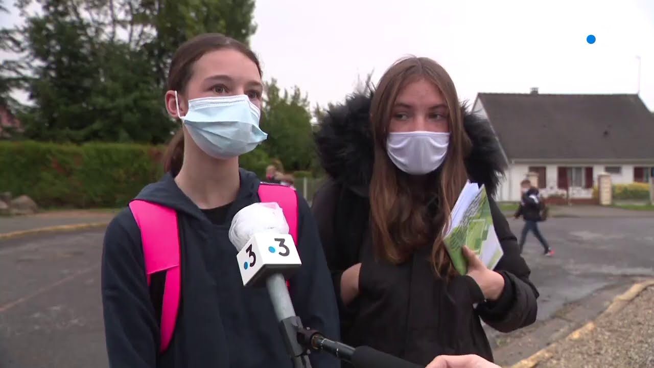 Un mois après la rentrée face à la Covid; le collège de Claude Monet dans l'Eure a dû s'adapter