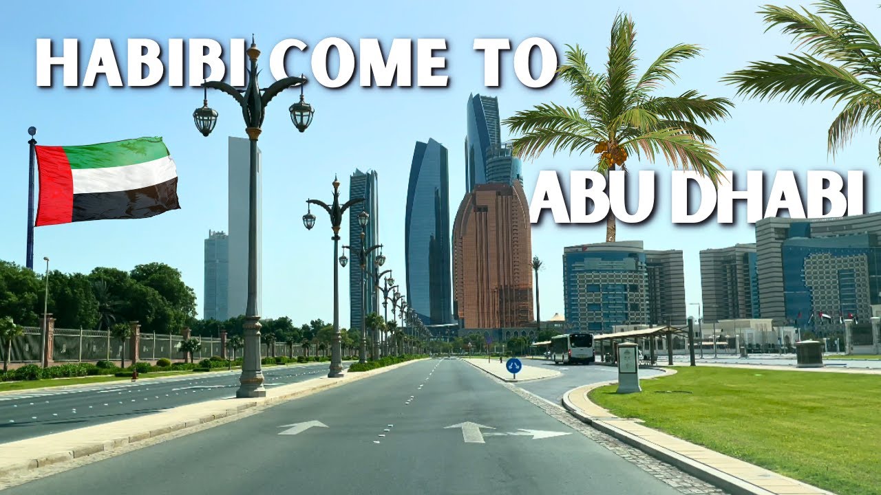 Beautiful Abu Dhabi drive | 4k dashcam