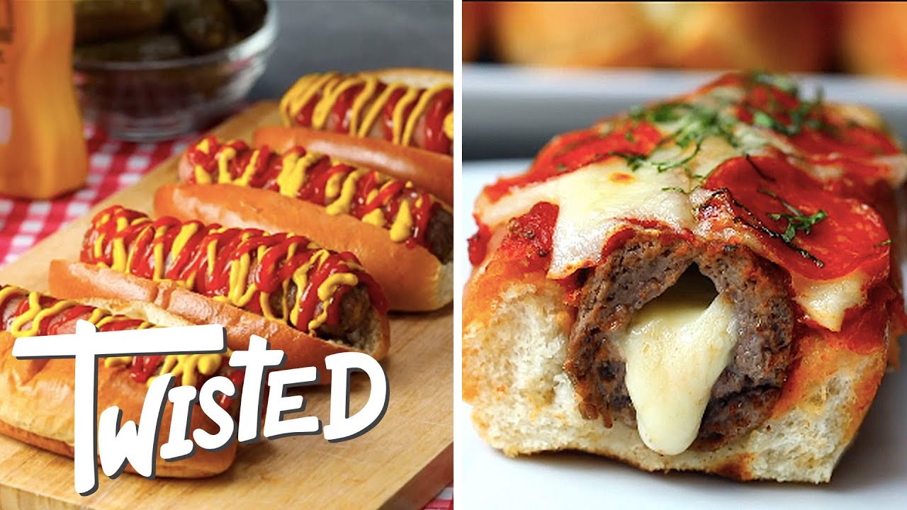 5 Twisted Burger Dogs