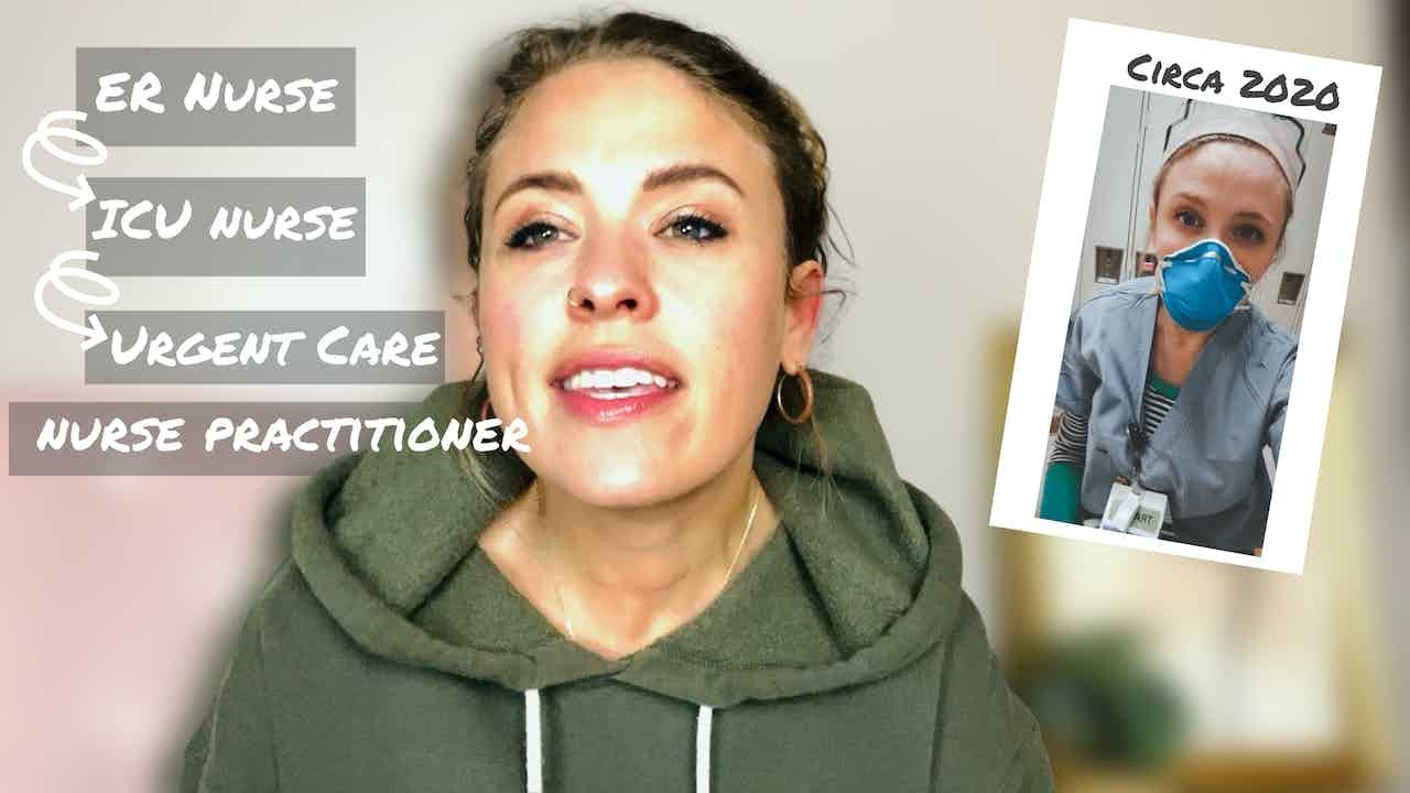 ER nurse- to ICU nurse- to urgent care nurse practitioner | Story time w/ pictures & videos