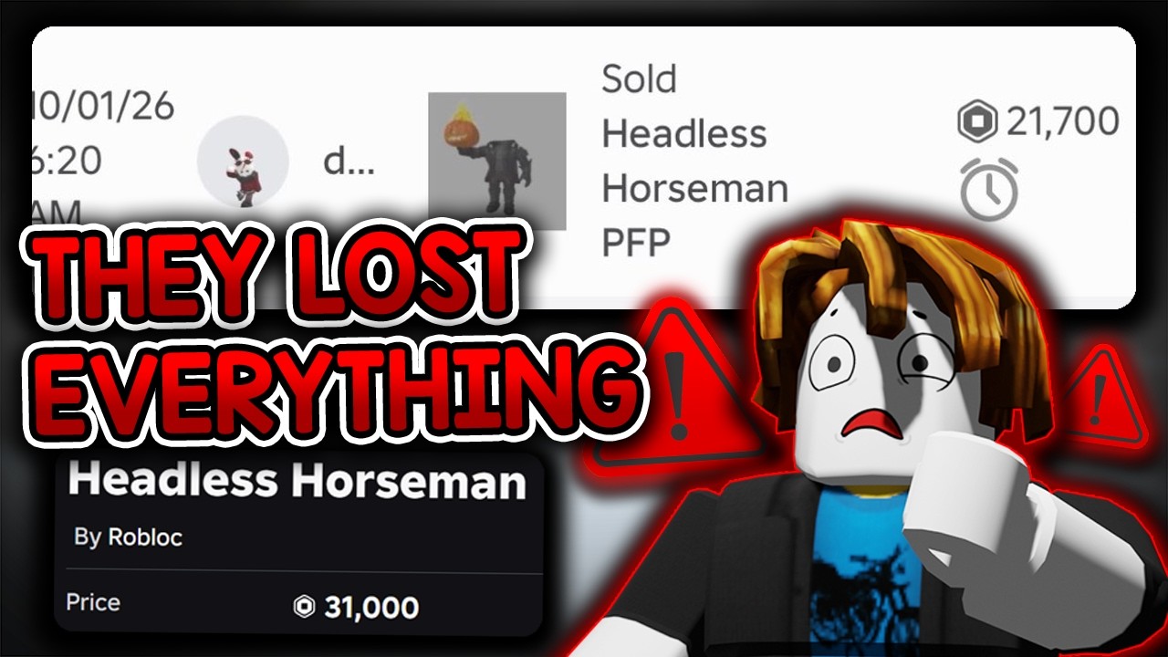 Отвратительный новый скам с &laquo;безголовым&raquo; скином в Roblox...
