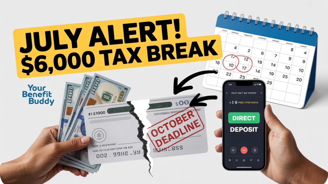 Social Security July ALERT: New Payment Dates, $6,000 Tax Break & Paper Check Deadline!