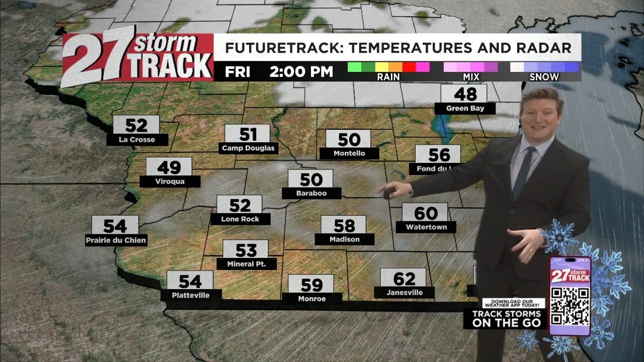 A mild Friday and potentially snowy Saturday