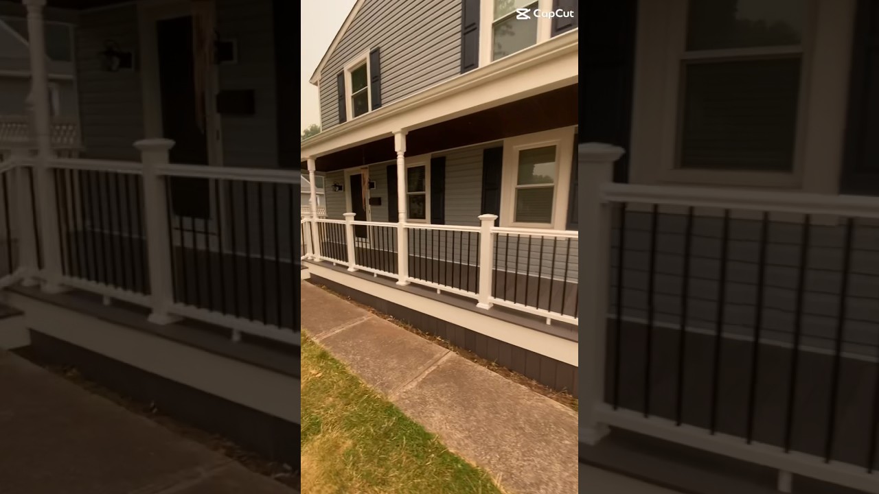 Front Porch Remodel #construction #frontporch #rebuild #trending #viral #diy #beforeandafter #fyp