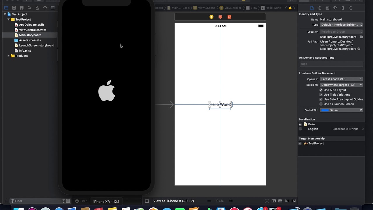 iOS программирование с нуля - часть 1