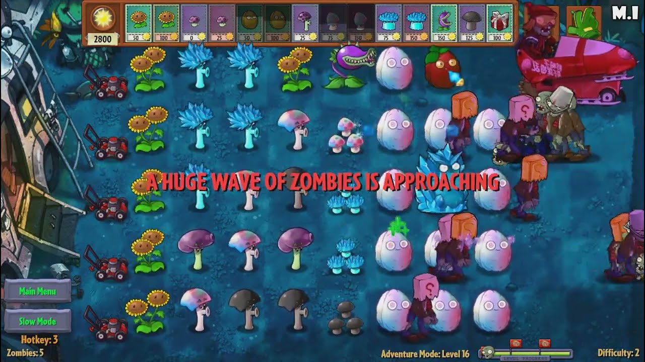 Plant Vs Zombie Fusion Level 2-7