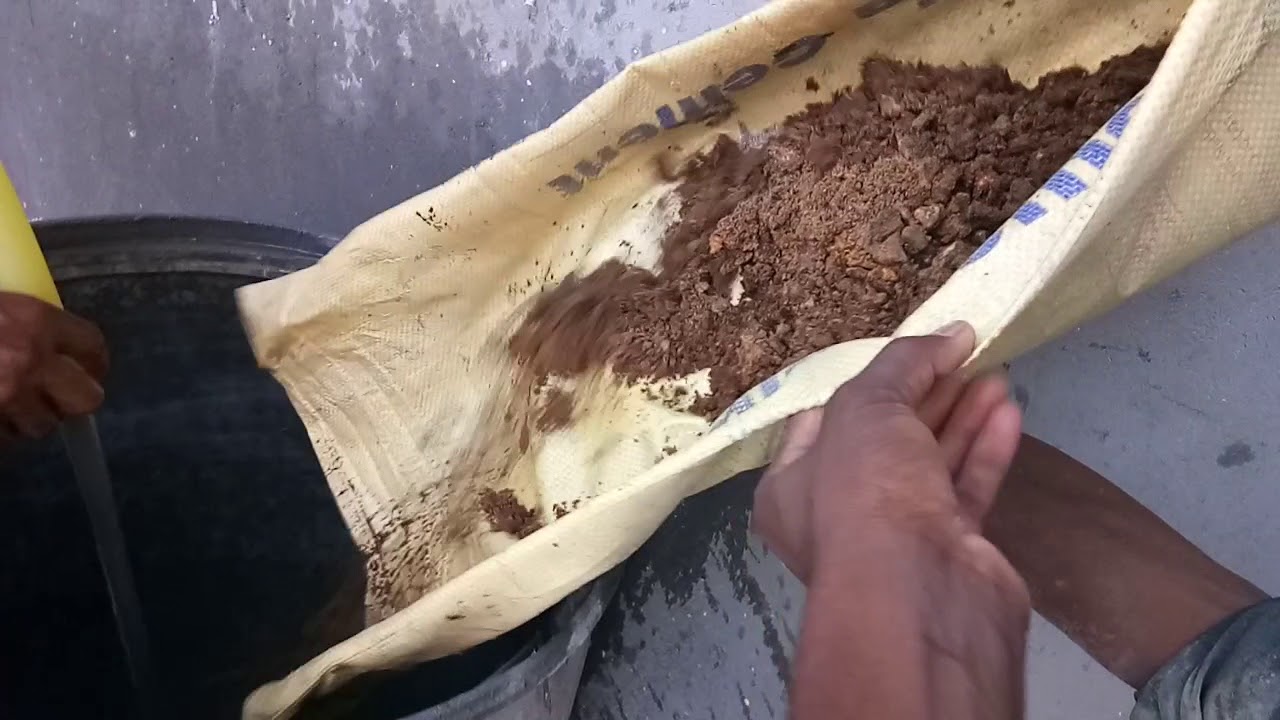 Prepairing for kadukan and vellam after pouring the weathering course
