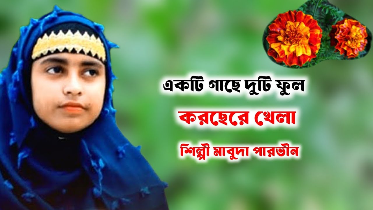 একটি গাছে দুইটি ফুল।। করছেরে খেলা। নতুন গজল শিল্পী মাবুদা পারভীন 🌙🥀