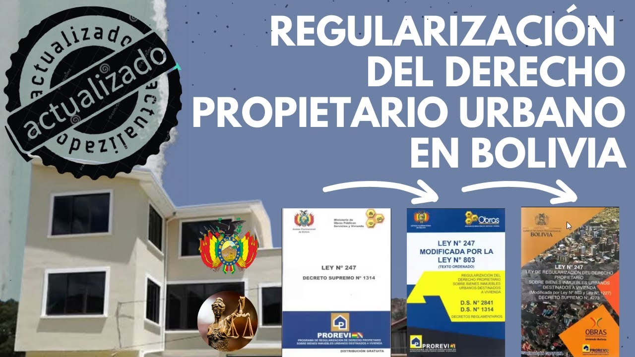 Regulación del Derecho Propietario en Bolivia - Ley 247