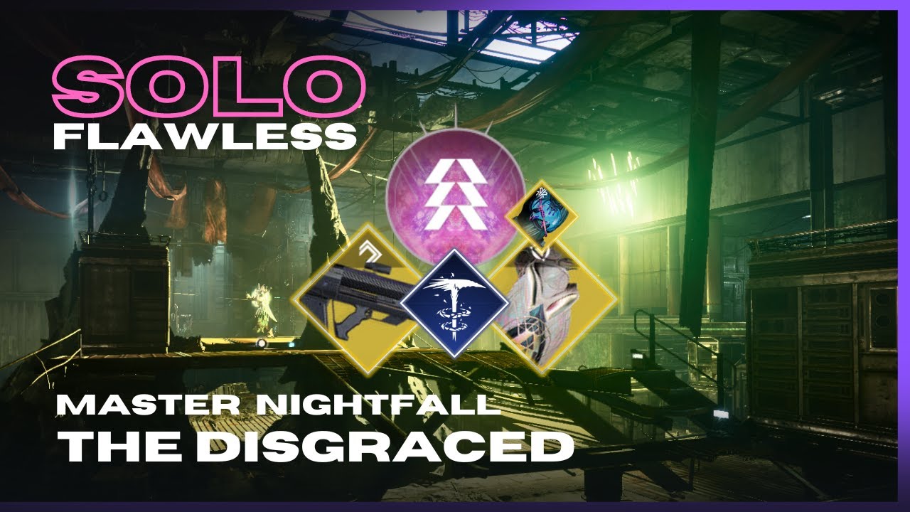 Prismatic Hunter with Volatile & Stasis - Solo Flawless Master "The Disgraced" - Destiny 2