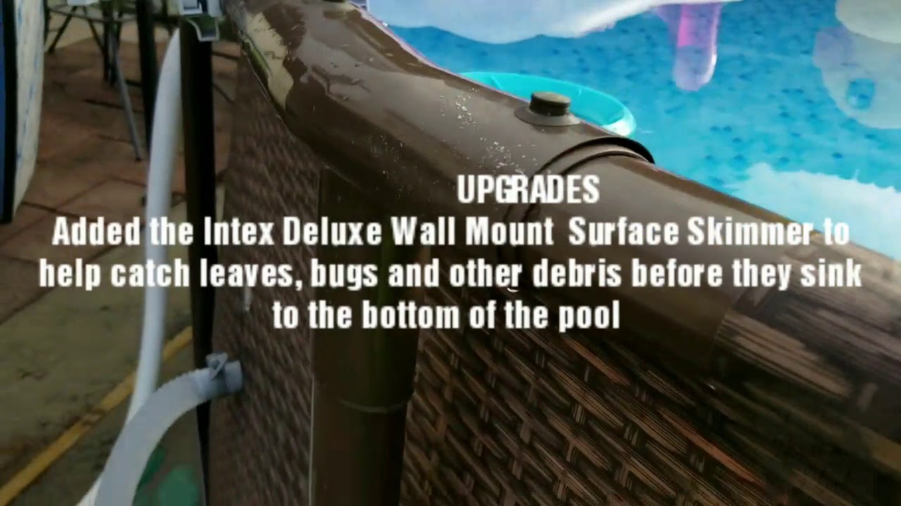 INTEX Deluxe wall mount surface skimmer